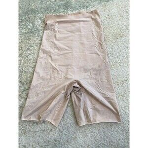 Spanx High-Waisted Shaper Shorts Tummy Control Nude Size Large